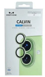 Защитное стекло для камеры iPhone 17 Keephone Capital зеленый (green)
