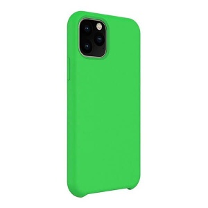 Защитный чехол iPhone 12 Pro Max Silicone Case салатовый