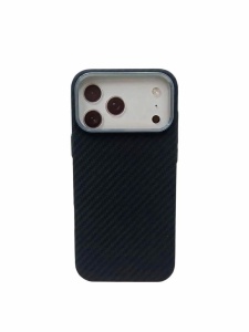 Защитный чехол iPhone 17 Pro Max Mosbros carbon magsafe J162 черный (black)