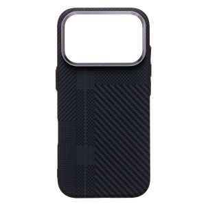 Защитный чехол iPhone 17 Pro Mosbros carbon magsafe LF39 черный (black)