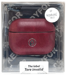 Чехол для кейса "Apple AirPods Pro2" Piblue терракотовый