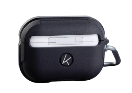 Чехол для кейса KZDOO "Apple AirPods Pro2" черный (black)