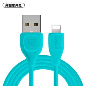 Дата кабель iPhone 5 Remax Lesu Series RC-050i blue (синий)