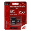 Карта памяти Micro SD-карта 256 Gb Qumo +SD адаптер UНS-1 U3