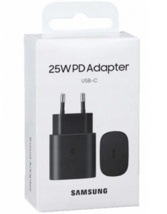 Адаптер сетевой Samsung USB-C 25W черный (black) оригинал