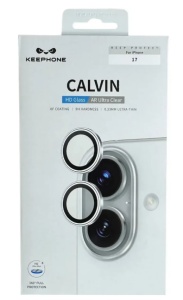 Защитное стекло для камеры iPhone 17 Keephone Capital серебристый (silver)