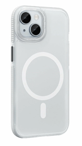 Защитный чехол iPhone 15 Hoco DROP PROOF Magnetic Adsorption белый (white)