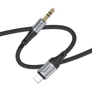 AUX-кабель (папа-папа) Hoco Lightning - 3.5mm UPA26 1m черный (black)
