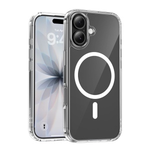 Защитный чехол iPhone 16 Hoco magnetic case прозрачный