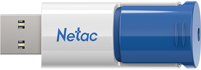 USB накопитель 8Gb Netac U182 с Led-индикатором  white (белый)