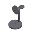 Беспроводное зарядное устройство Magssory WCH012 3-IN-1 Magnets с поддержкой Qi2 (полуночный)