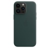 Защитный чехол iPhone 14 Leater Case MagSafe зеленый (green)