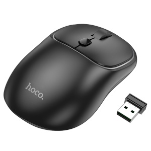 Мышь беспроводная Hoco GM25 Royal с двойным режимом подключения черный (black)